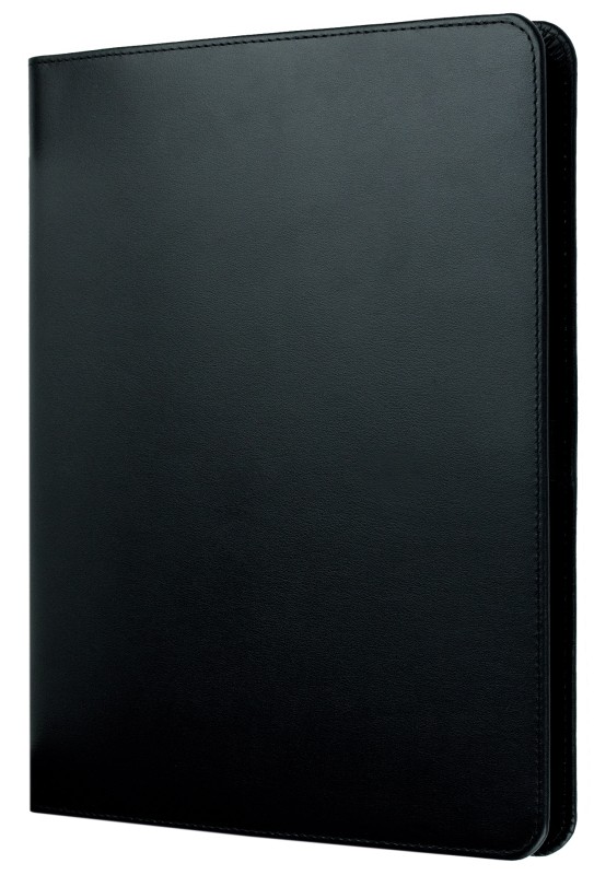 Notizbuch DIN B5+ | Echtleder | BOXCALF schwarz