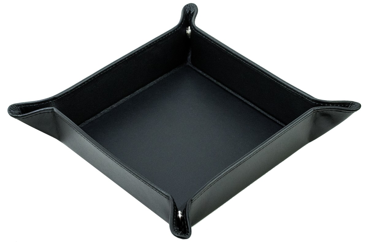 Taschenleerer PREMIUM LEDER BOXCALF schwarz (glatt)