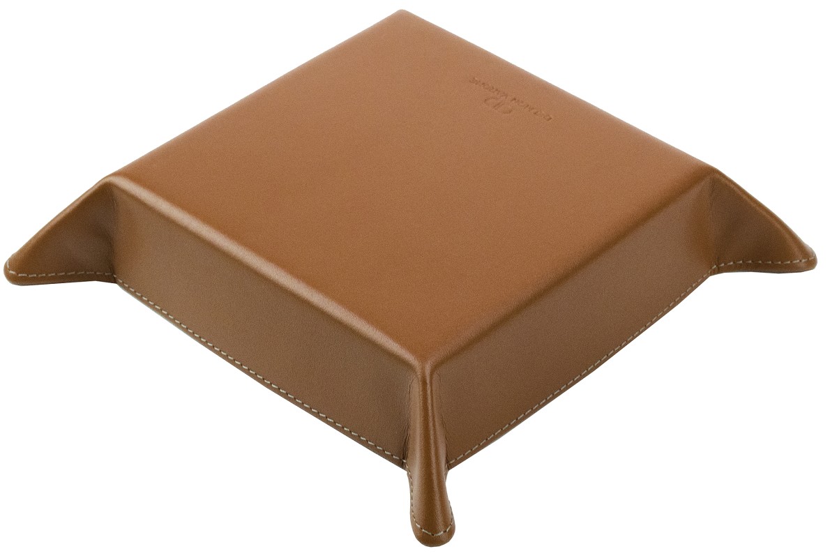 Taschenleerer PREMIUM LEDER BOXCALF cuoiobraun (glatt)