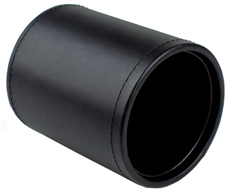 Stifteköcher PREMIUM LEDER BOXCALF schwarz (glatt)