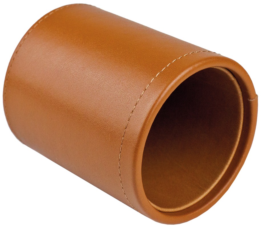 Stifteköcher PREMIUM LEDER BOXCALF cuoiobraun (glatt)