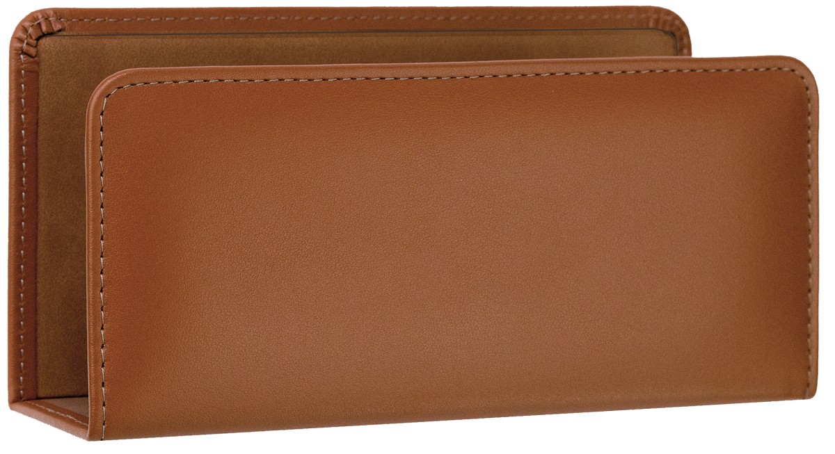 Briefständer PREMIUM LEDER BOXCALF cuoiobraun (glatt)