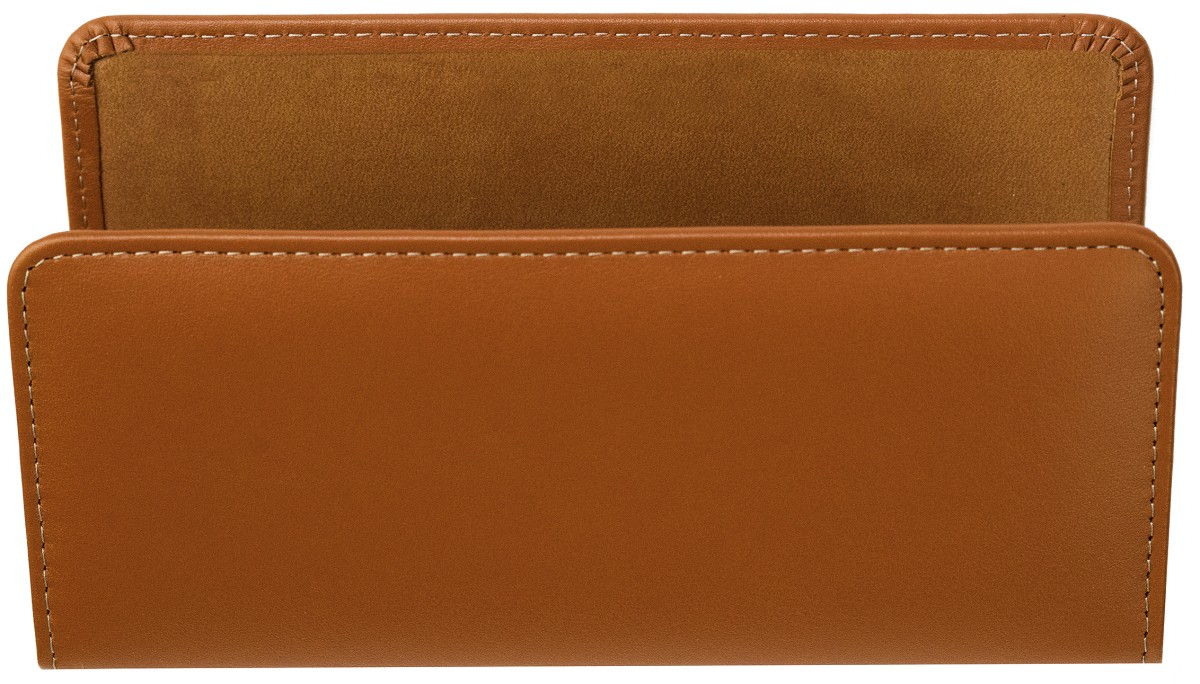 Briefständer PREMIUM LEDER BOXCALF cuoiobraun (glatt)