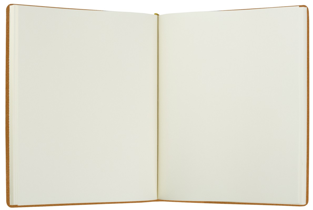 Gästebuch (gebunden) | Echtleder | BOXCALF hellbraun