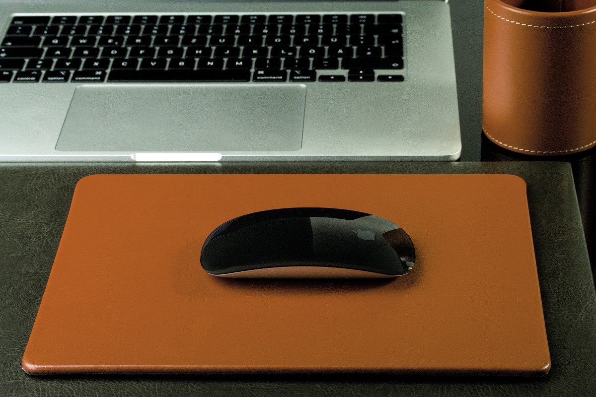 Mousepad PREMIUM LEDER BOXCALF cuoiobraun (glatt)