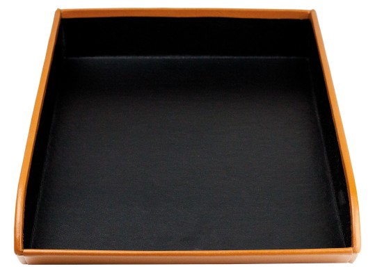 Briefablagekasten PREMIUM LEDER BOXCALF cuoiobraun (glatt)