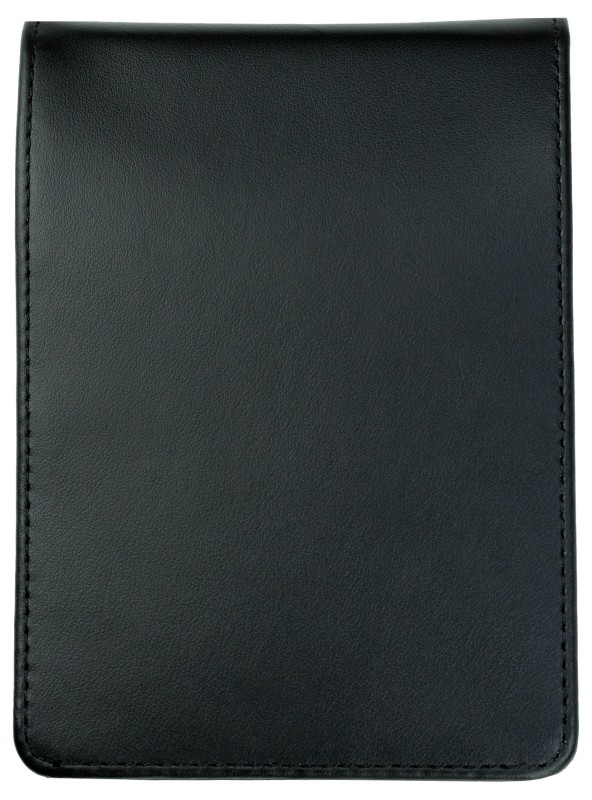Notizblock Pocket Format | Echtleder | BOXCALF schwarz