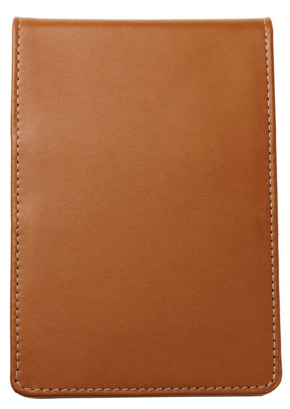 Notizblock Pocket Format | Echtleder | BOXCALF hellbraun