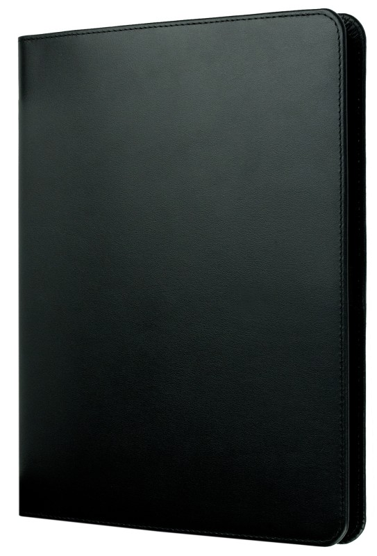Kalenderbuch DIN B5 für das Jahr 2027 PREMIUM LEDER BOXCALF schwarz (glatt)