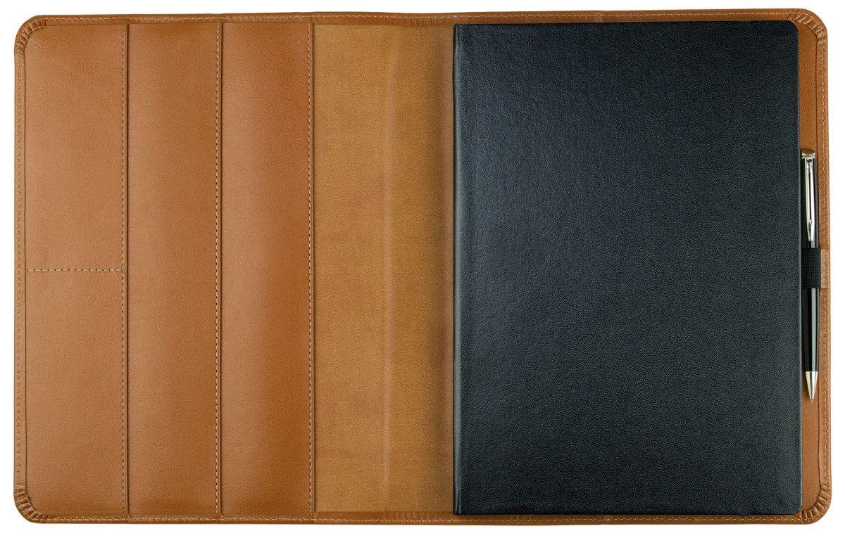 Kalenderbuch DIN B5 für das Jahr 2027 PREMIUM LEDER BOXCALF cuoiobraun (glatt)