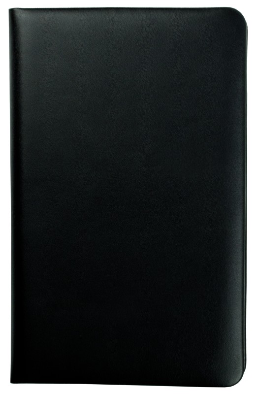 Notizbuch DIN A5 schmal (gebunden) | Echtleder | BOXCALF schwarz