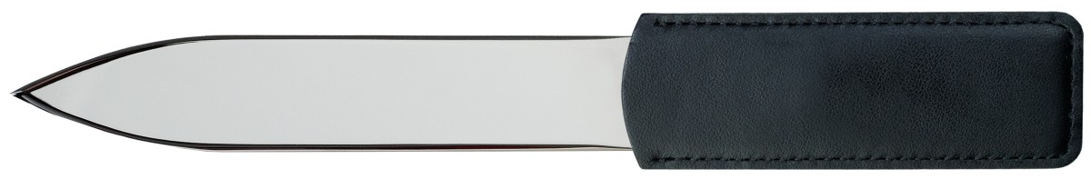 Brieföffner PREMIUM LEDER BOXCALF schwarz (glatt)