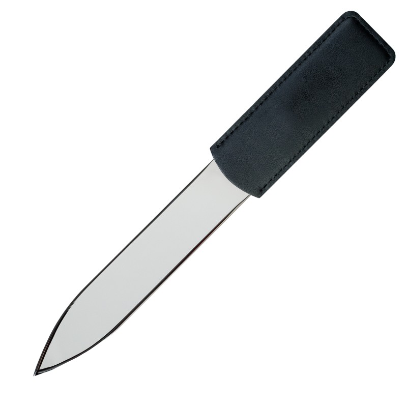 Brieföffner PREMIUM LEDER BOXCALF schwarz (glatt)
