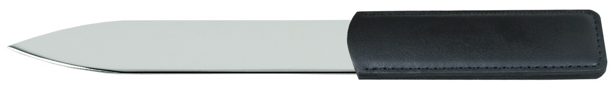 Brieföffner PREMIUM LEDER BOXCALF schwarz (glatt)