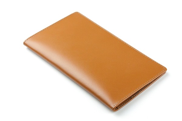 Leporello Faltkalender deutsch 2025 + 2026 - PREMIUM LEDER BOXCALF cuoiobraun (glatt)