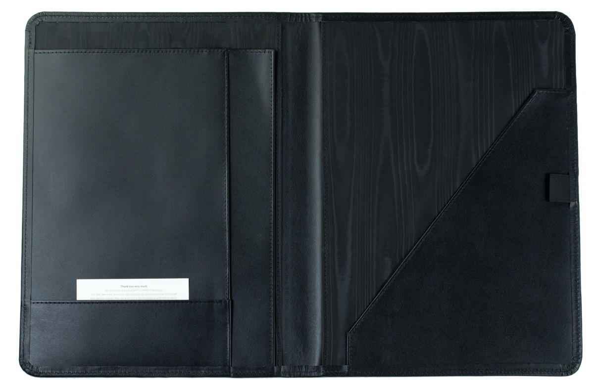 Notizbuch DIN A4+ | Echtleder | BOXCALF schwarz