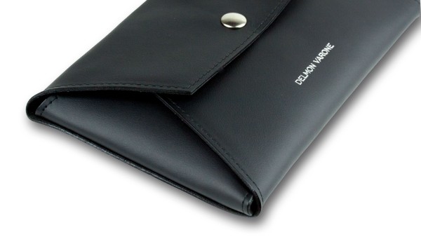 Zubehörtasche SMALL für Macbook & iPad PREMIUM LEDER BOXCALF schwarz