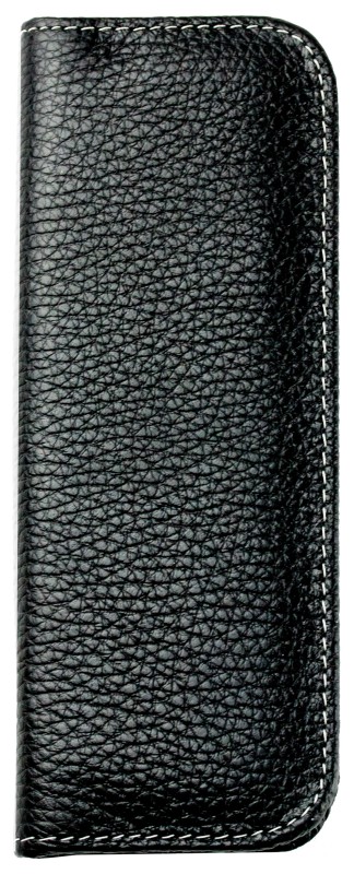 RV-Schreibgeräteetui PREMIUM LEDER SOFT GRAIN schwarz (genarbt)