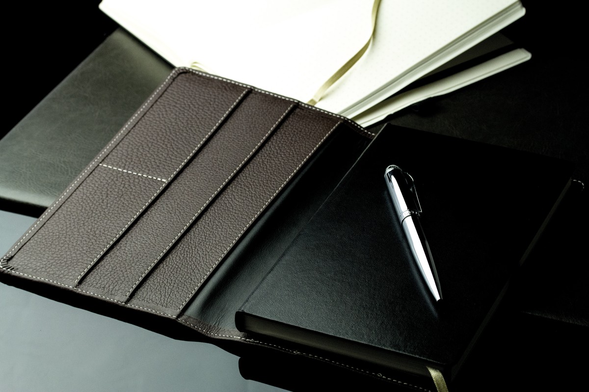 Notizbuch DIN A5 schmal | Echtleder | SOFTGRAIN dunkelbraun