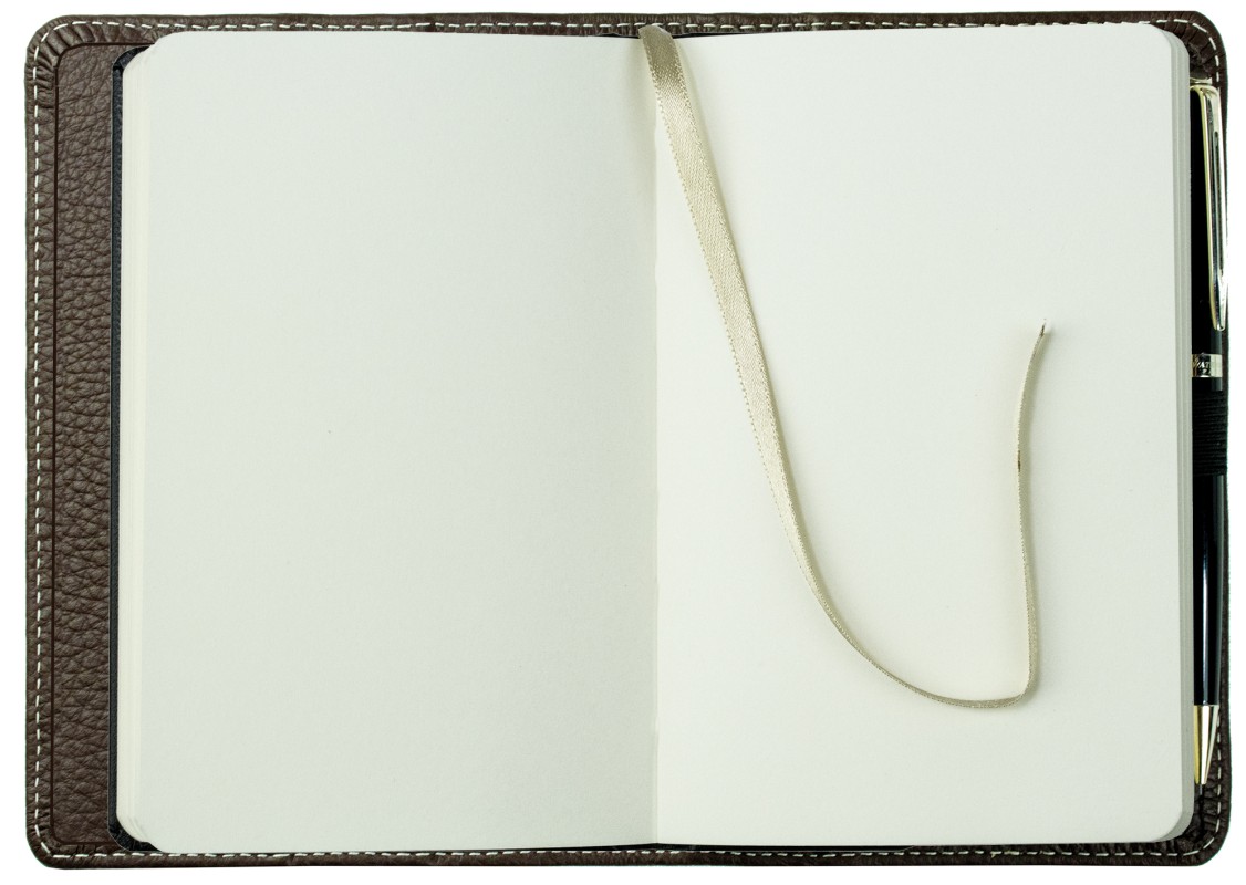 Notizbuch Pocket Format | Echtleder | SOFTGRAIN dunkelbraun