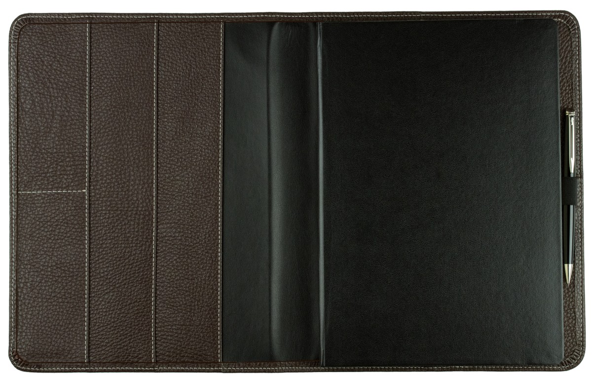 Notizbuch DIN B5+ | Echtleder | SOFTGRAIN dunkelbraun