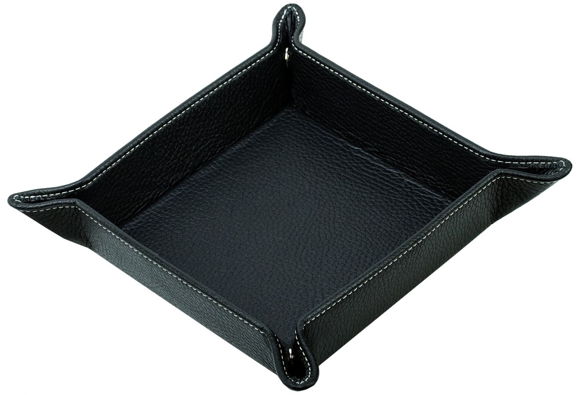 Taschenleerer PREMIUM LEDER SOFT GRAIN schwarz (genarbt)