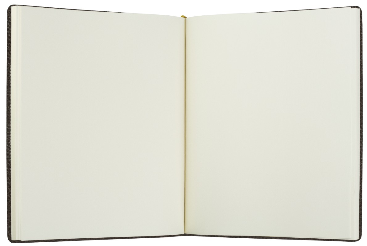 Gästebuch (gebunden) | Echtleder | SOFTGRAIN dunkelbraun
