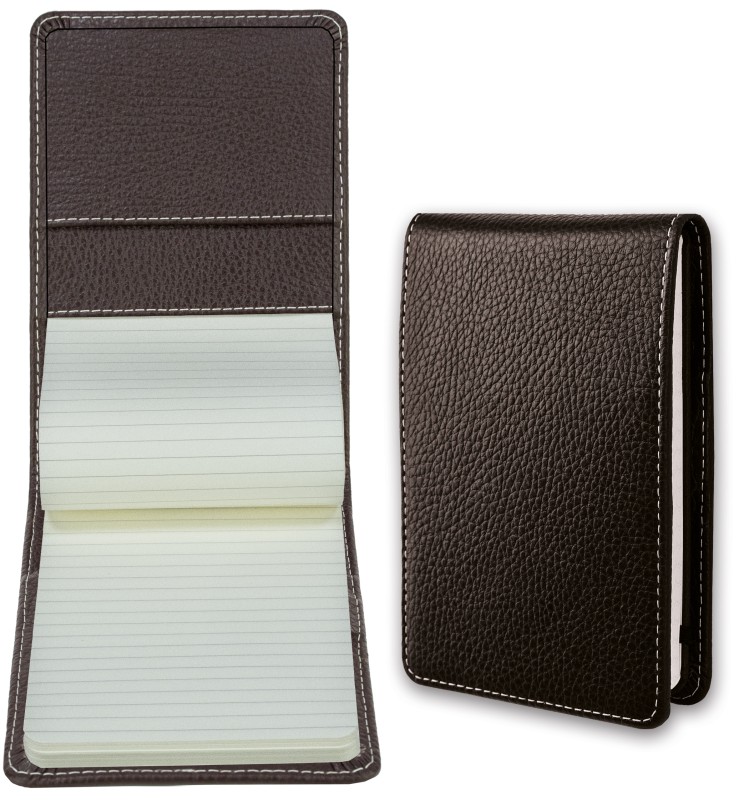 Notizblock Pocket Format | Echtleder | SOFTGRAIN dunkelbraun