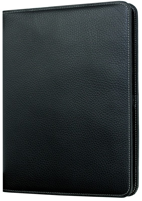 Kalenderbuch DIN B5 für das Jahr 2027 PREMIUM LEDER SOFT GRAIN schwarz (genarbt)