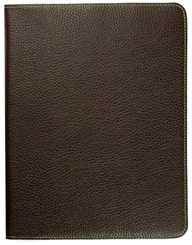 Kalenderbuch DIN B5 für das Jahr 2027 PREMIUM LEDER SOFT GRAIN dunkelbraun (genarbt)