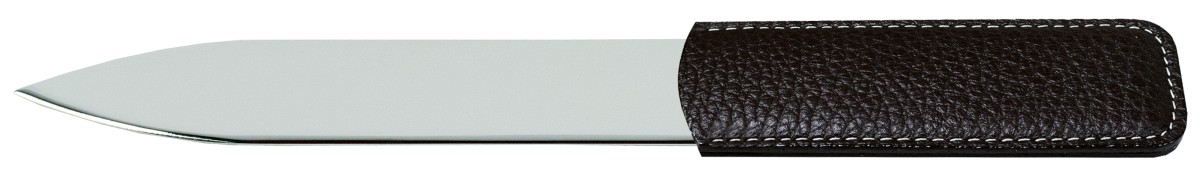 Brieföffner PREMIUM LEDER SOFTGRAIN schwarz (genarbt)