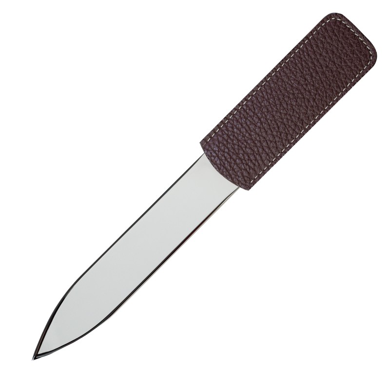Brieföffner PREMIUM LEDER SOFTGRAIN dunkelbraun (genarbt)
