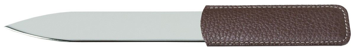 Brieföffner PREMIUM LEDER SOFTGRAIN dunkelbraun (genarbt)