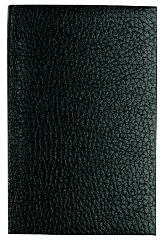 Adressbuch Pocket Format (gebunden) | Echtleder | SOFTGRAIN schwarz