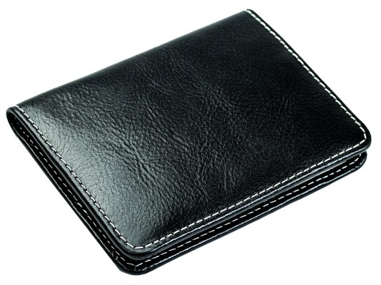 Memoblock DIN A7 PREMIUM LEDER VINTAGE Anilin schwarz