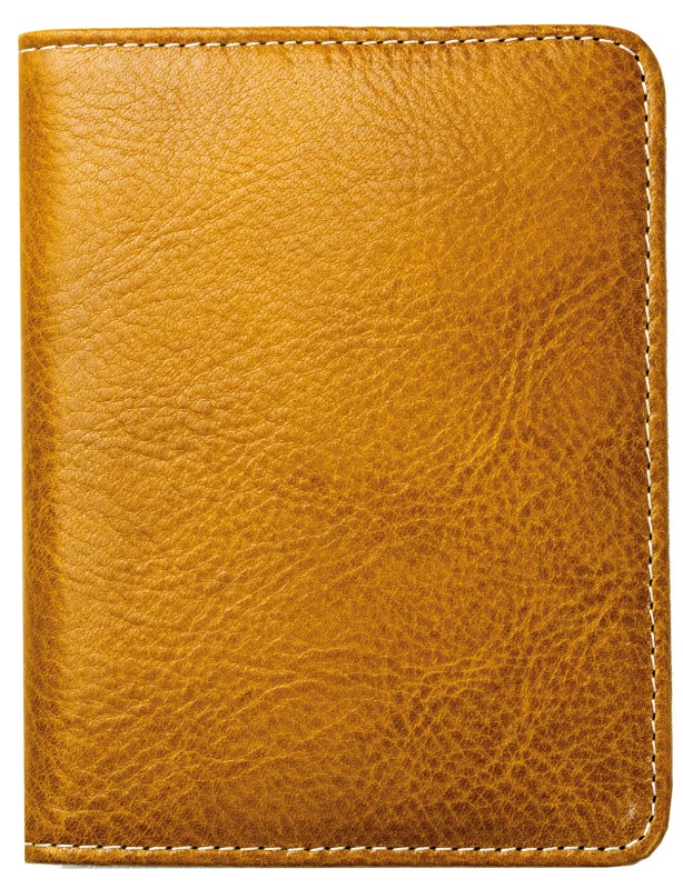 Notizblock DIN A7 | Echtleder | VINTAGE hellbraun