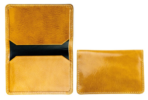 Visitenkartenetui PREMIUM LEDER VINTAGE Anilin cuoiobraun