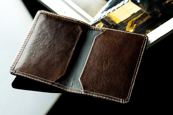 Visitenkartenetui PREMIUM LEDER VINTAGE Anilin marronebraun
