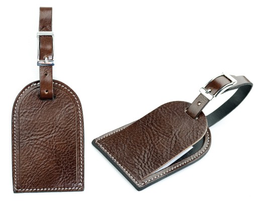 Kofferanhänger PREMIUM LEDER VINTAGE Anilin marronebraun