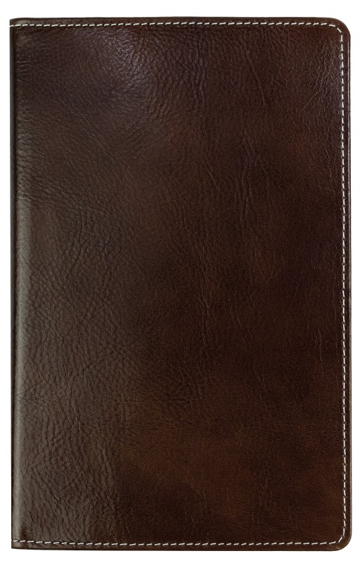 Notizbuch DIN A5 schmal | Echtleder | VINTAGE dunkelbraun