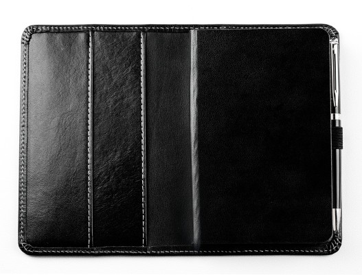 Pocket Notizbuch PREMIUM LEDER VINTAGE Anilin schwarz