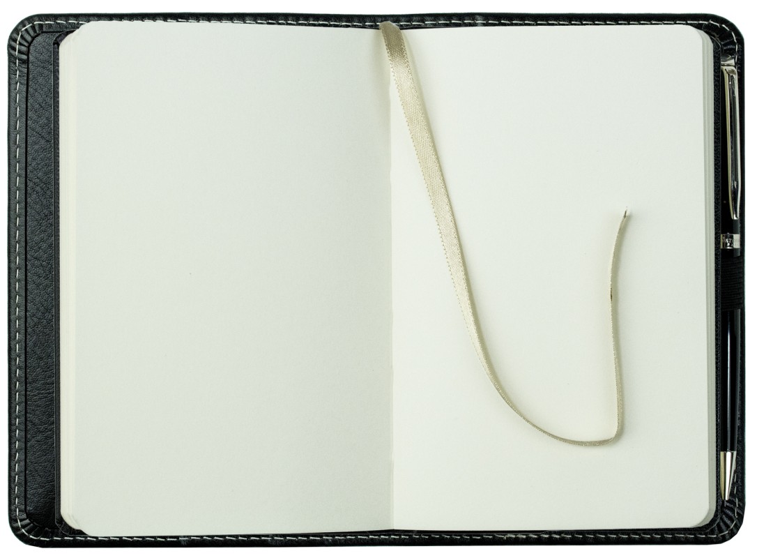 Notizbuch Pocket Format | Echtleder | VINTAGE schwarz