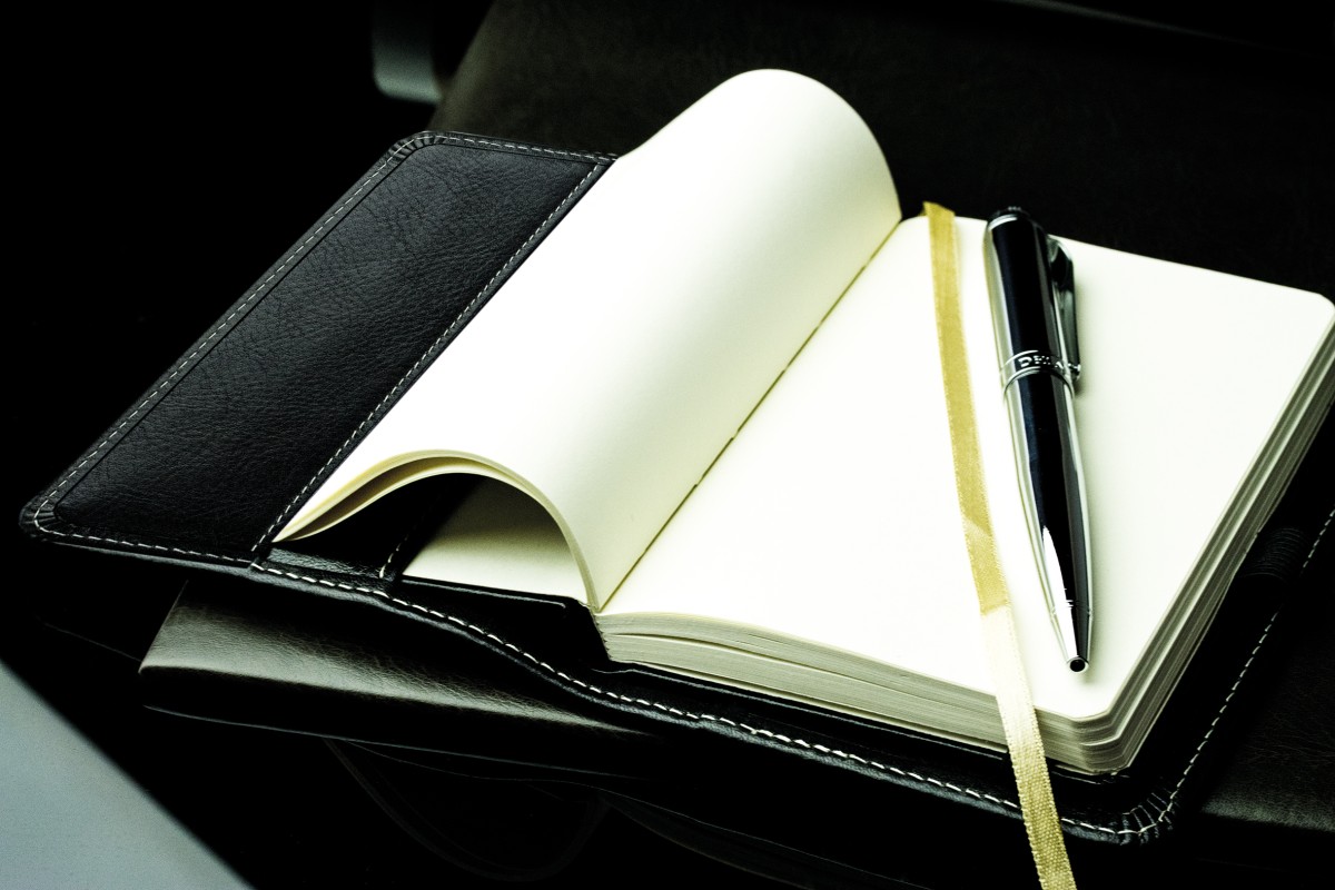 Notizbuch Pocket Format | Echtleder | VINTAGE schwarz
