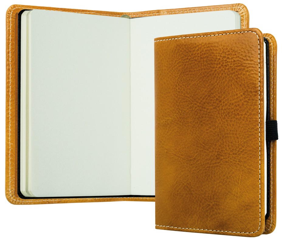 Notizbuch Pocket Format | Echtleder | VINTAGE hellbraun