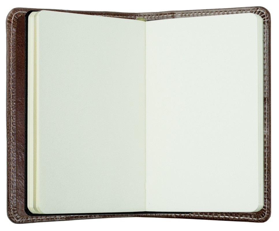 Notizbuch Pocket Format | Echtleder | VINTAGE dunkelbraun