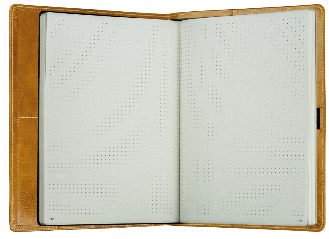 Notizbuch DIN B5+ | Echtleder | VINTAGE hellbraun