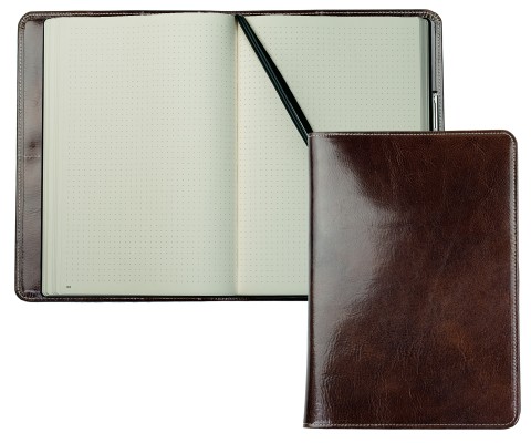 Notizbuch cirka DIN B5 PREMIUM LEDER VINTAGE Anilin marronebraun