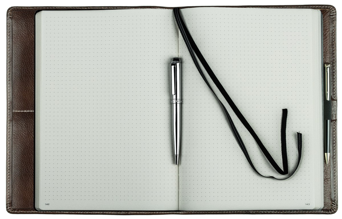 Notizbuch DIN B5+ | Echtleder | VINTAGE dunkelbraun