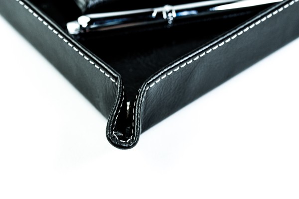Preview: Taschenleerer PREMIUM LEDER VINTAGE Anilin schwarz