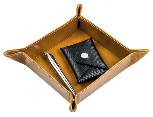 Preview: Taschenleerer PREMIUM LEDER VINTAGE Anilin cuoiobraun